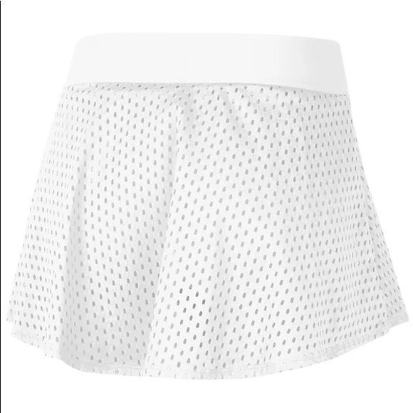 Nike Tennis Skirt Flouncy High-Low Mesh CK8397 - Picture 3 of 11